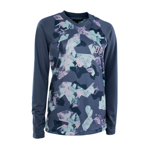 ION TEE LS SCRUB WMS INDIGO DAWN