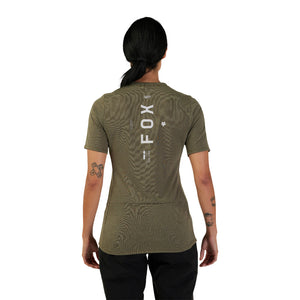 FOX W RANGER DR SS JERSEY GRAPH 1 OLIVE GREEN