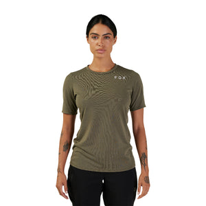 FOX W RANGER DR SS JERSEY GRAPH 1 OLIVE GREEN