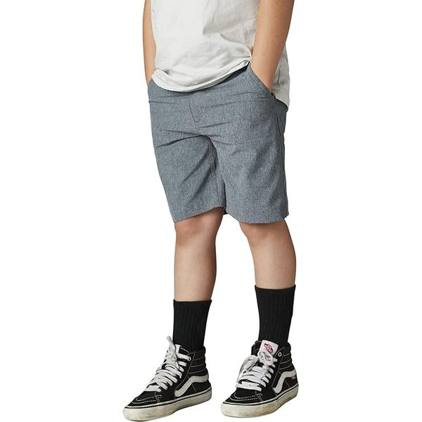 FOX YOUTH ESSEX TECH STRETCH HEATHER GRAPHITE
