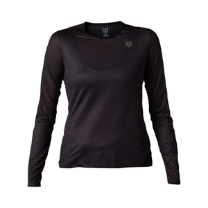 FOX W FLEXAIR ASCENT LS JERSEY BLACK