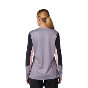 FOX W DEFEND LS JERSEY STONE