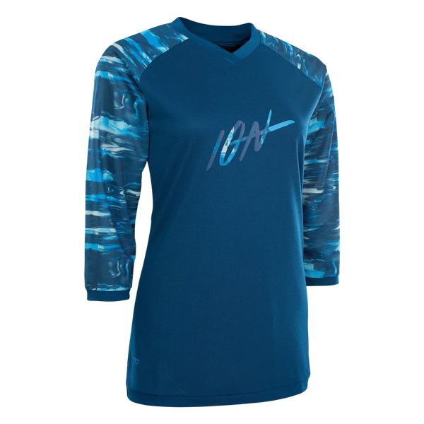 ION TEE LS 3/4 SCRUB AMP WMS OCEAN BLUE