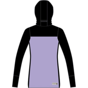 FOX W DEFEND THERMAL HOODIE LILAC