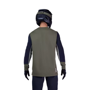 FOX DEFEND LS JERSEY OLIVE GREEN