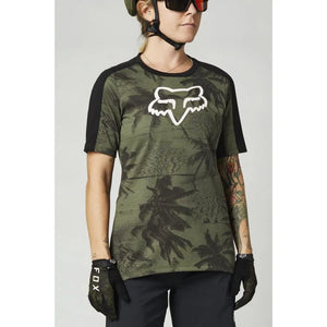 FOX W RANGER DR SS JERSEY OLIVE GREEN