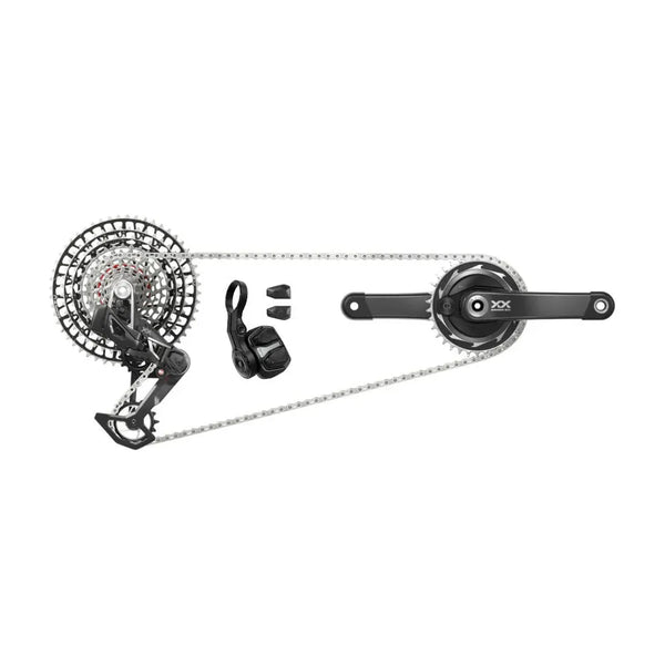 SRAM GRUPPO COMPLETO XX SL T-TYPE EAGLE AXS DUB POWERMETER 165MM 34T 10-52T