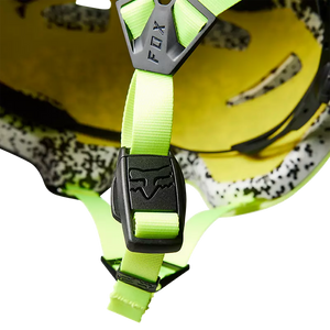 FOX FLIGHT PRO HELMET PRPUS BLACK/YELLOW