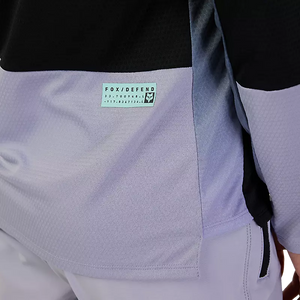 FOX W DEFEND RACE LS JERSEY BLACK