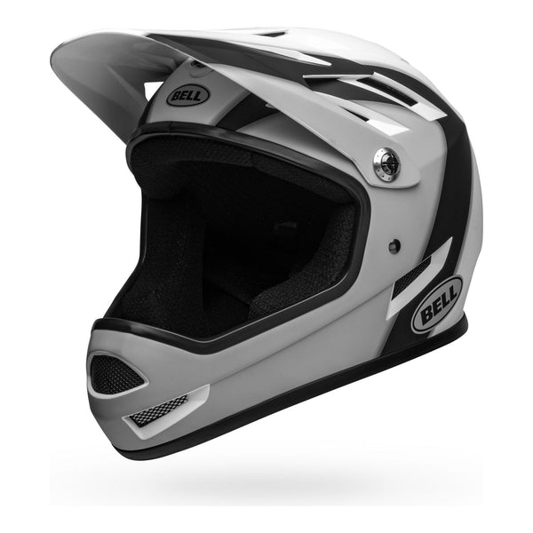 BELL SANCTION MATTE BLACK/WHITE