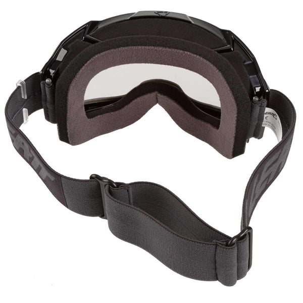 LEATT GOGGLE VELOCITY 4.5 BLACK LIGHT GREY 58%
