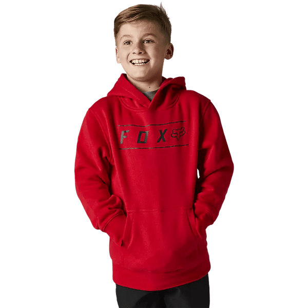 FOX YOUTH PINNACLE PO FLEECE FLAME RED