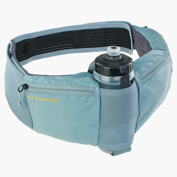 EVOC POUCH PRO + DRINK BOTTLE 0,55 STEEL