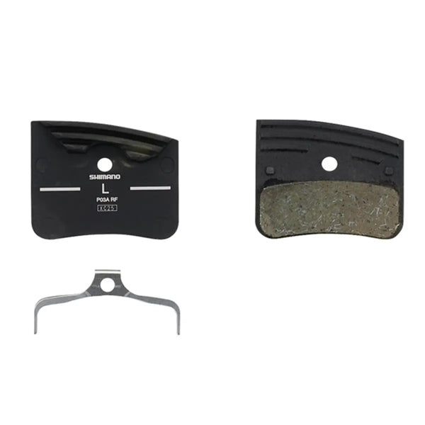 P03A Resin pad with fin and spring (pair)