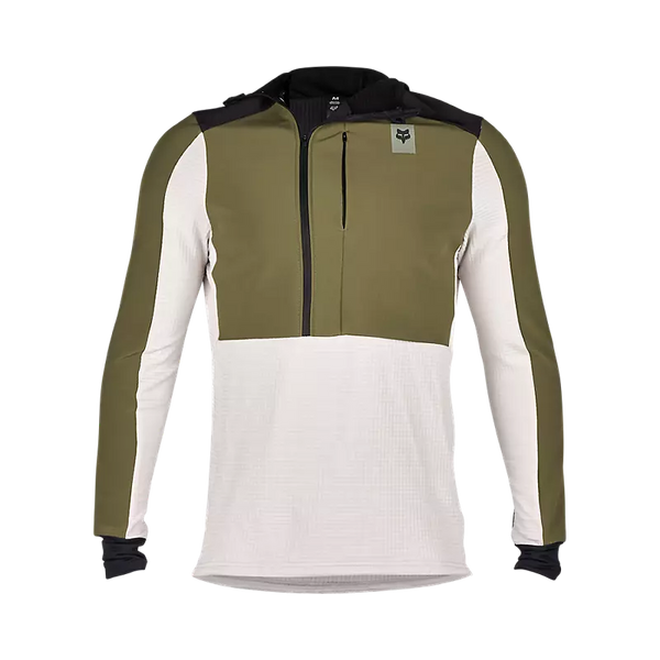 FOX DEFEND THERMAL HOODIE OLIVE GREEN