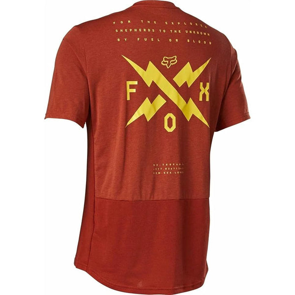 FOX RANGER DR SS JERSEY CALIBRATED RED CLY