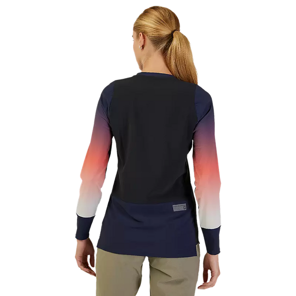 FOX W DEFEND THERMAL JERSEY LUNAR BLACK
