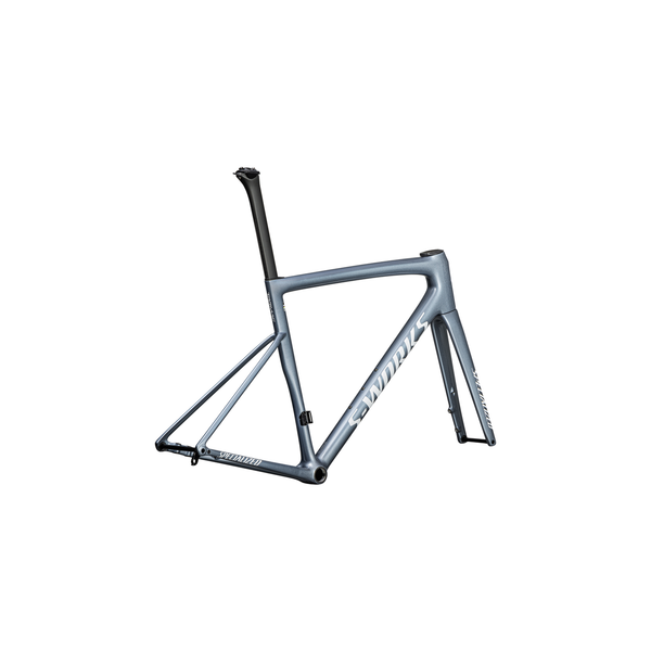 SPECIALIZED TELAIO S-WORKS TARMAC SL8 2025 GLOSS GLACIAL METALLIC / RED TO GOLD PEARL / WHITE
