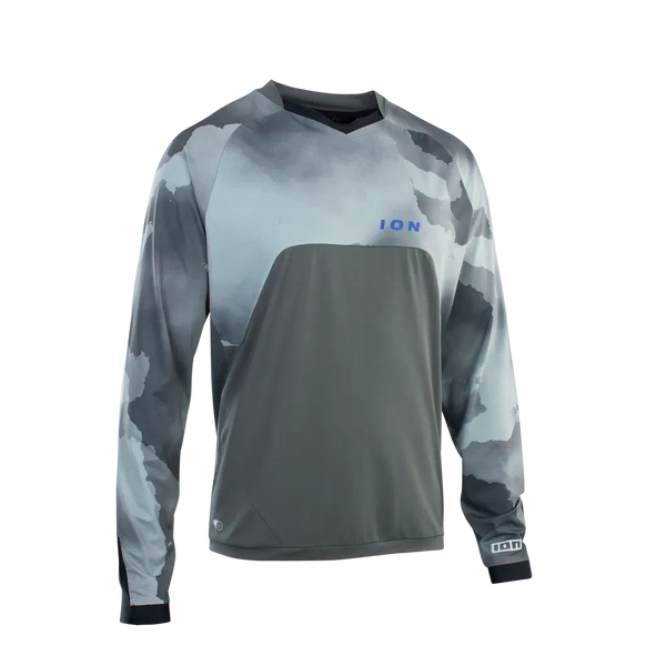 ION BIKE TEE TRAZE AMP LS AFT MAN THUNDER-GREY
