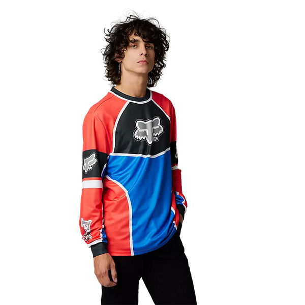FOX BAYL LS JERSEY FLUO RED