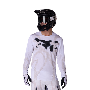 FOX FLEXAIR LS JERSEY DIFFUSE SE WHITE