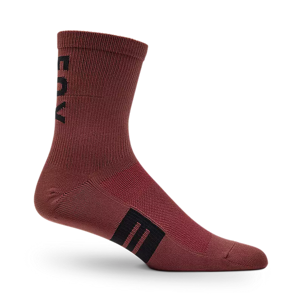 FOX 6" FLEXAIR MERINO SOCK RUST