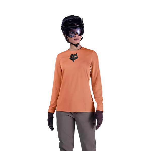 FOX W RANGER LS JERSEY FOX HEAD CORAL