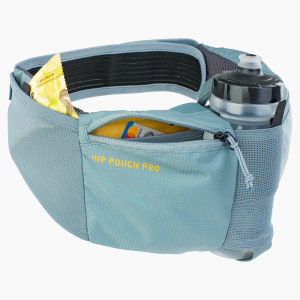 EVOC POUCH PRO + DRINK BOTTLE 0,55 STEEL