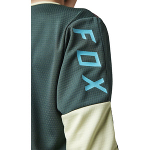 FOX YOUTH DEFEND LS JERSEY EMERALD