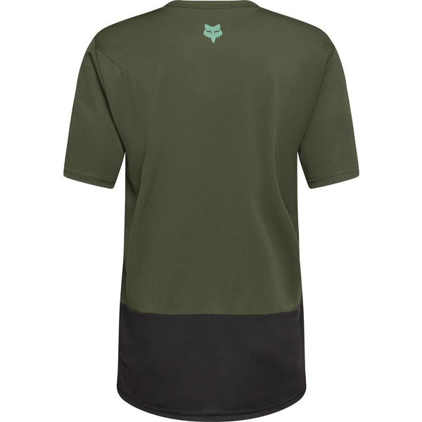 FOX RANGER SS JERSEY WORDMARK DARK SAGE