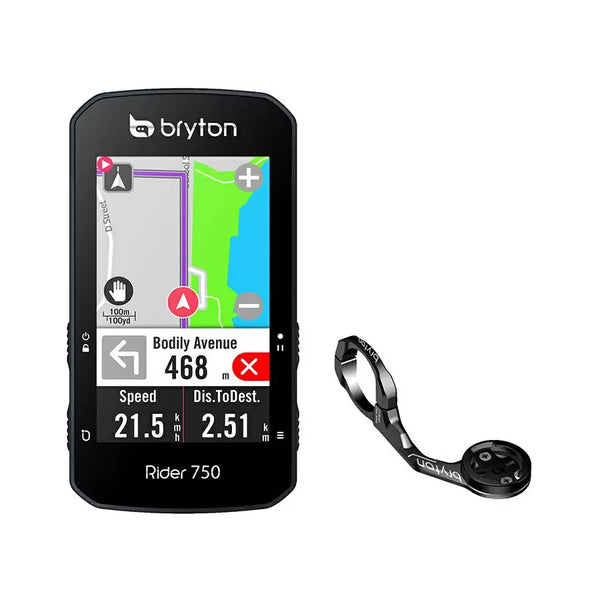 BRYTON GPS RIDER 750E + SUPPORTO FRONTALE