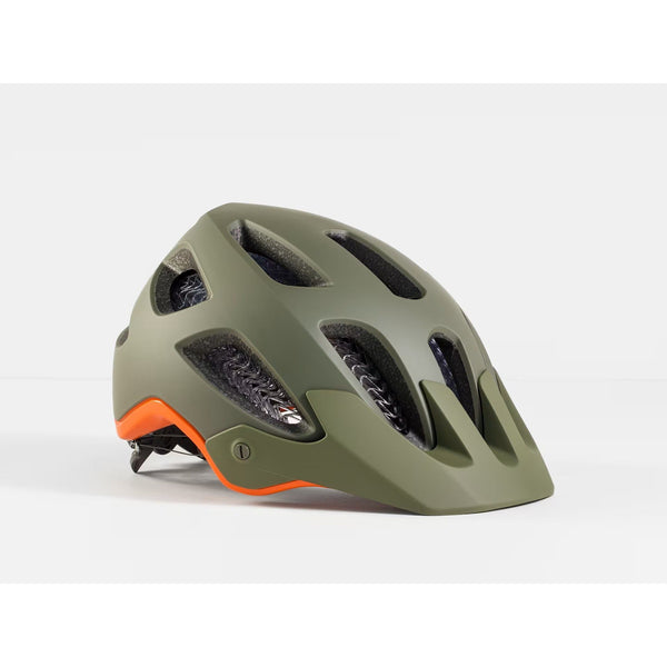 BONTRAGER RALLY WAVECEL HELMET OLIVE GREY/ROARANGE