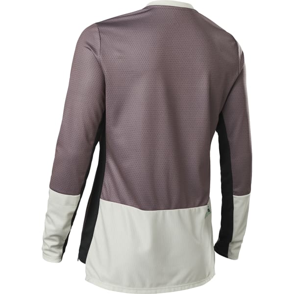 FOX W DEFEND LS JERSEY PLUM PR