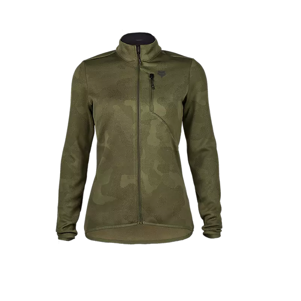 FOX W RANGER MIDLAYER FULL ZIP OLIVE GREEN