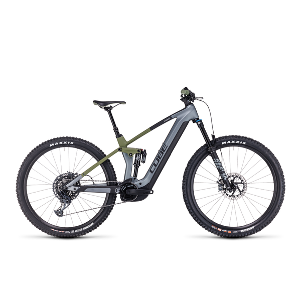 CUBE STEREO HYBRID 140 HPC TM 750 FLASHGREY´N´OLIVE