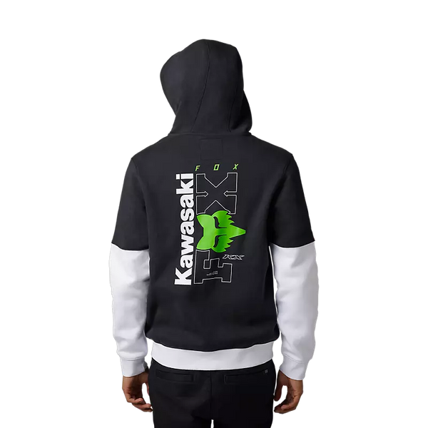FOX X KAWI ZIP FLEECE BLACK WHITE