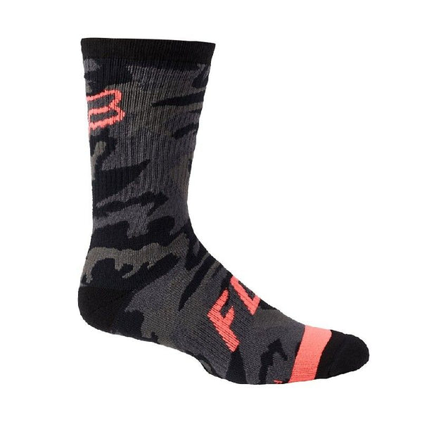 FOX 8" DEFEND SOCK BLACK CAMO