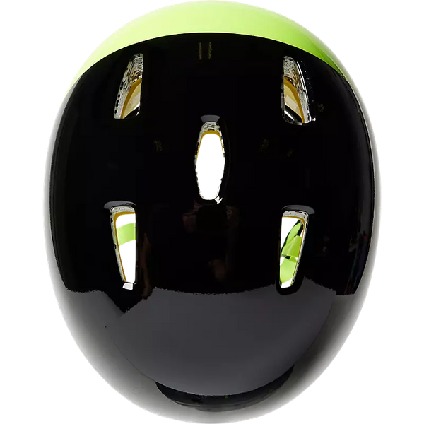 FOX FLIGHT PRO HELMET PRPUS BLACK/YELLOW