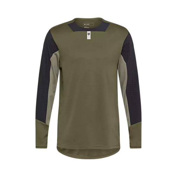 FOX DEFEND LS JERSEY OLIVE GREEN