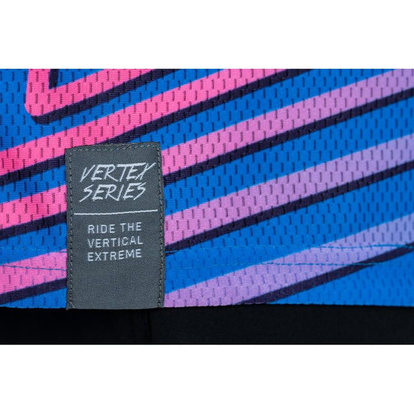 CUBE VERTEX ROUND NECK JERSEY L/S BLUE'N'PINK