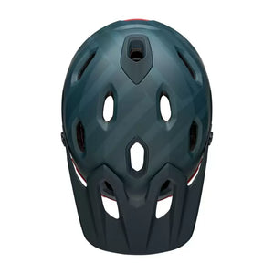 BELL SUPER DH MATT BLUE/CRIMSON