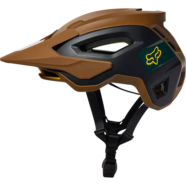 FOX SPEEDFRAME PRO BLOCKED HELMET NUTMEG