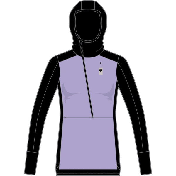 FOX W DEFEND THERMAL HOODIE LILAC