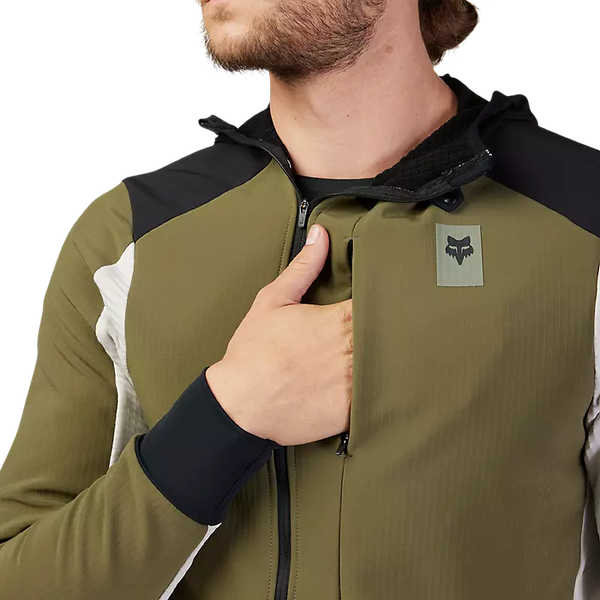 FOX DEFEND THERMAL HOODIE OLIVE GREEN