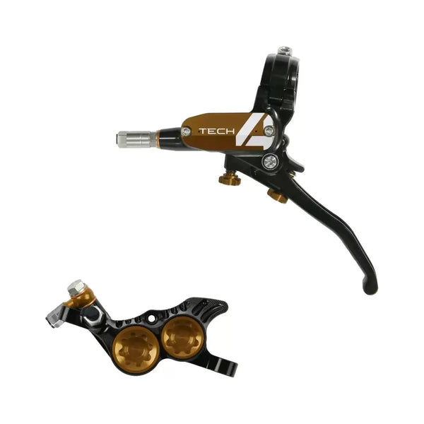 HOPE  FRENO A DISCO ANTERIORE TECH 4 V4 4 PISTONI NERO/BRONZO