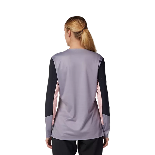 FOX W DEFEND LS JERSEY STONE