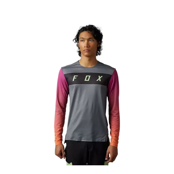 FOX FLEXAIR LS JERSEY ARCADIA PEWTER