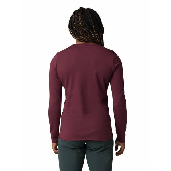 FOX W RANGER DR MID LS JERSEY DARK MAROON