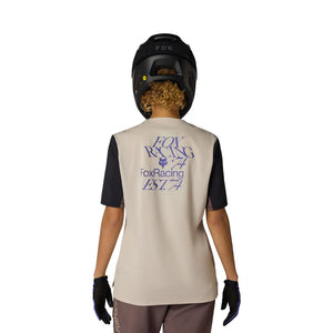 FOX W DEFEND SS JERSEY PARK CHALK