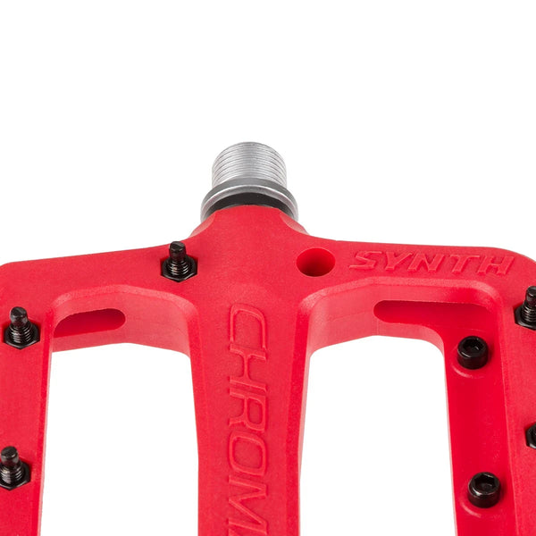 CHROMAG SYNTH PEDALS RED